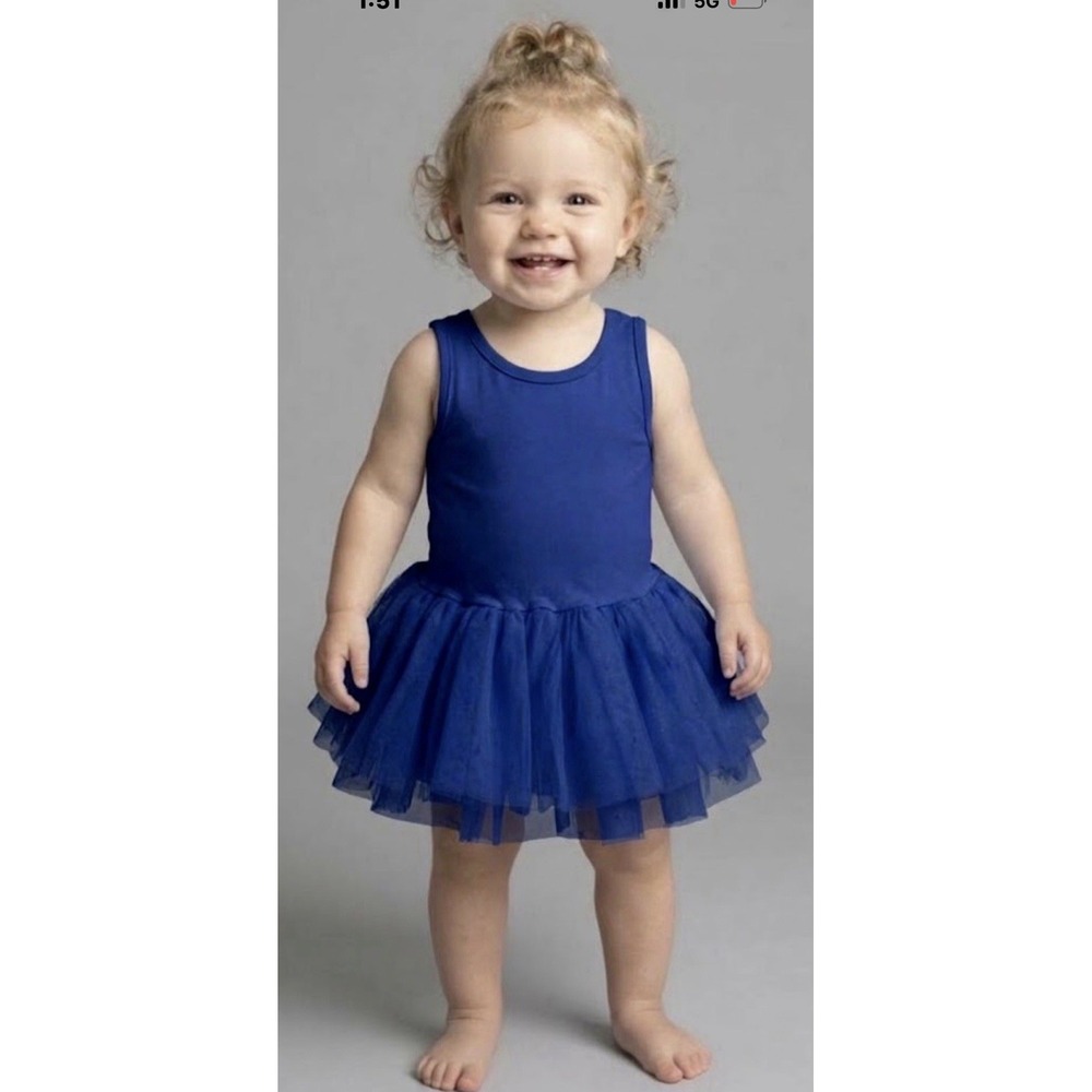 I Love Plum Tutu Ballerina Dance Pageant  BAE Size 1 Year Brooklyn Blue